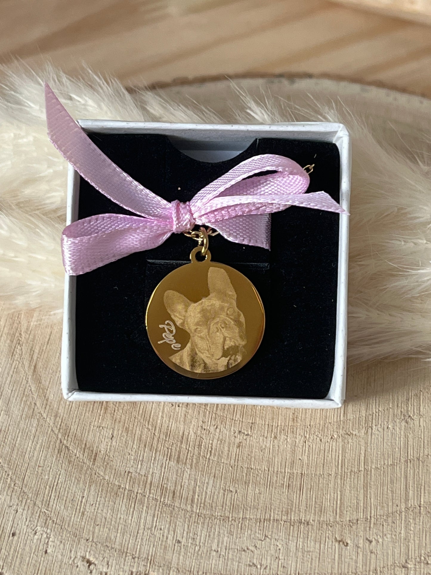 Fotogravur Kette | 18K vergoldet
