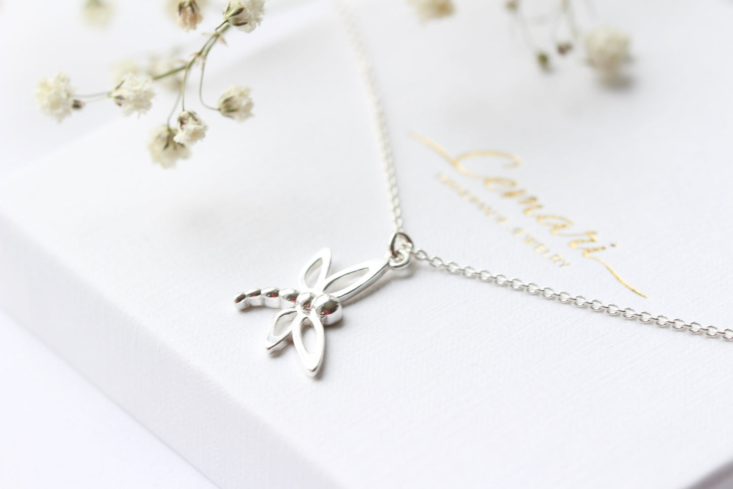 Libellen Halskette | 925 Silber