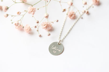 Deine Handschrift Namenskette | 925 Silber