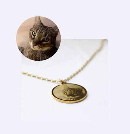 Fotogravur Kette | 18K vergoldet